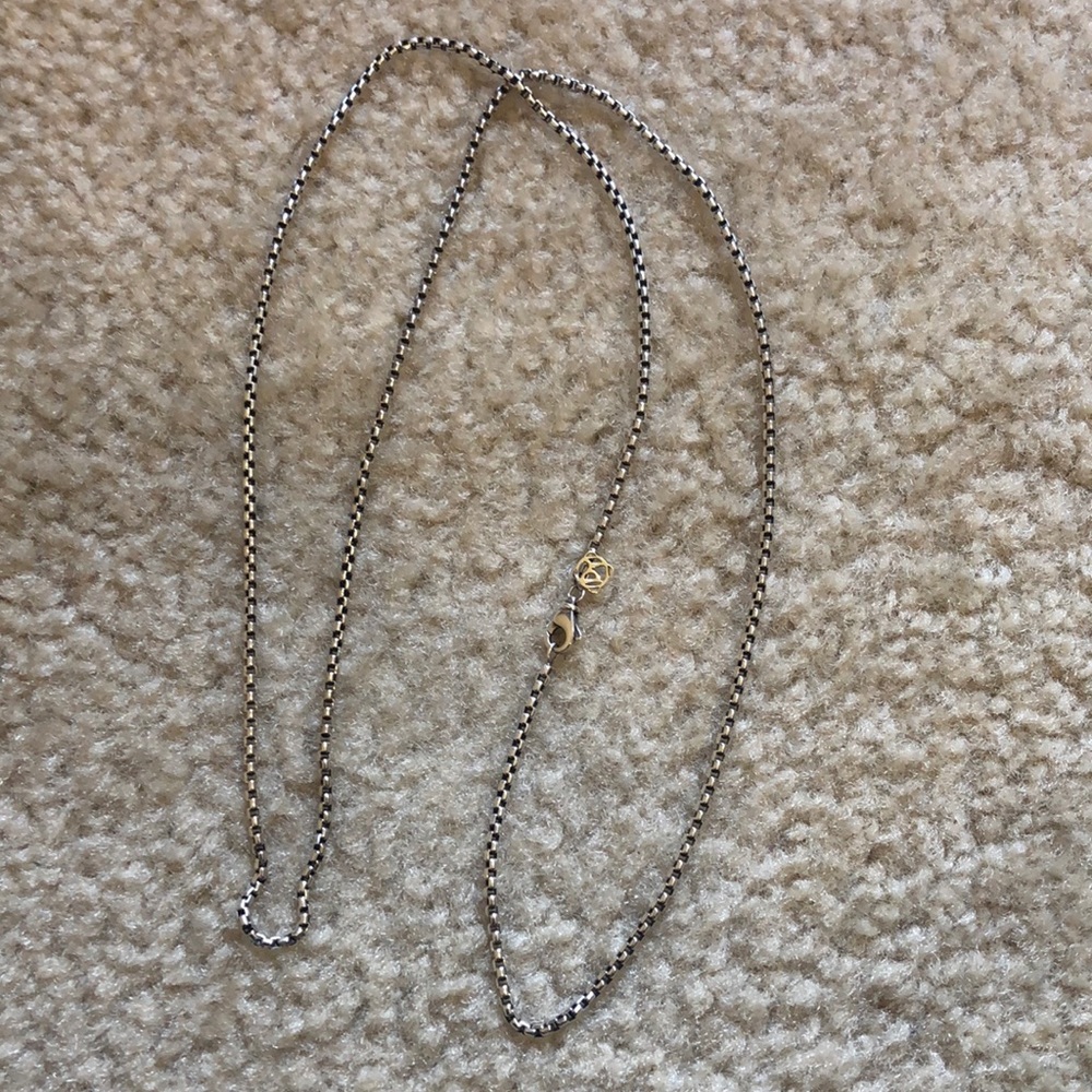 David yurman 36’ inch box chain necklace